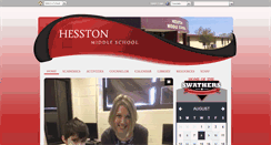 Desktop Screenshot of ms.hesstonschools.org