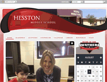 Tablet Screenshot of ms.hesstonschools.org