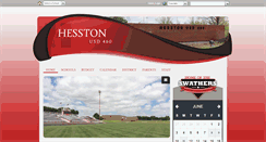 Desktop Screenshot of hesstonschools.org