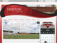 Tablet Screenshot of hesstonschools.org